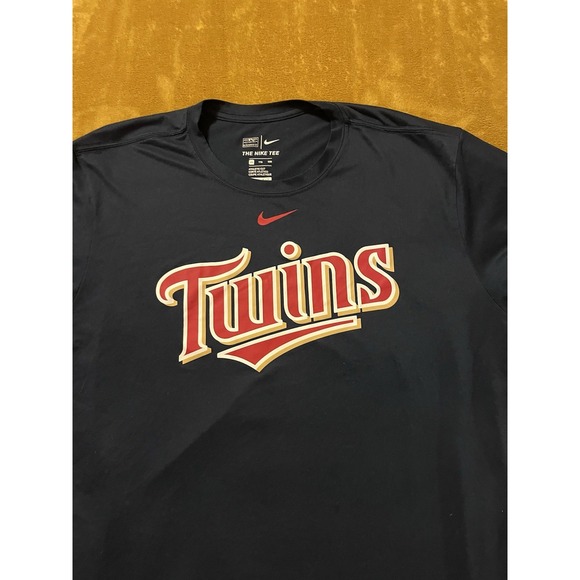 Minnesota Twins Shirt Mens Navy MLB Baseball Nike The Nike Tee Short Sleeve XXL - Picture 3 of 7